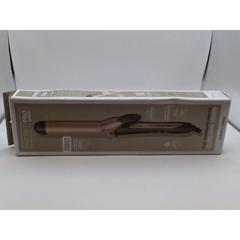 INFINITIPRO by Conair 1¼″ Tourmaline Ceramic‎ Curling Iron CD1001 NEW NIB